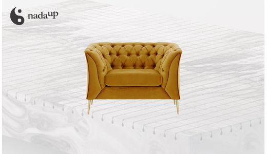 Fotel Chesterfield Modern z pianką medyczną Fotel Chesterfield Modern z pianką medyczną