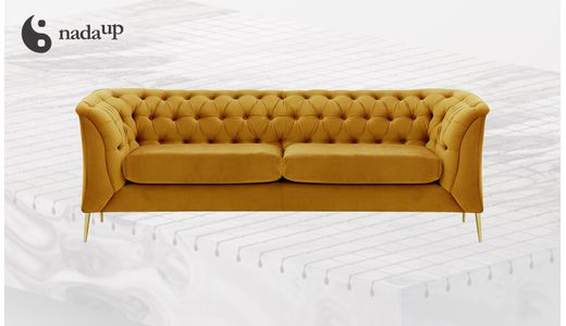 Sofa 2,5-osobowa Chesterfield Modern z pianką medyczną Sofa 2,5-osobowa Chesterfield Modern z pianką medyczną