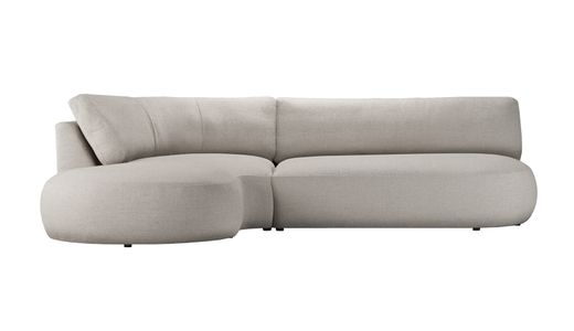 Minimalistyczny lewostronny narożnik Ace o zaokrąglonej formie Minimalistyczny lewostronny narożnik Ace o zaokrąglonej formie