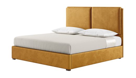 Łóżko Felix 200x200 cm z nowoczesnym zagłówkiem