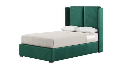 Łóżko Felix 120x200 cm z nowoczesnym zagłówkiem i panelami bocznymi