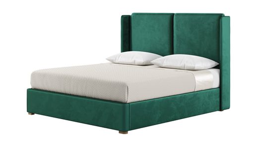 Łóżko Felix 180x200 cm z nowoczesnym zagłówkiem i panelami bocznymi