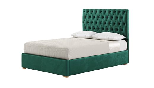 Jewel 140x200 cm Rám postele s luxusním hlubokým prošíváním s knoflíky na čele