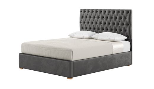 Jewel 160x200 cm Rám postele s luxusním hlubokým prošíváním s knoflíky na čele
