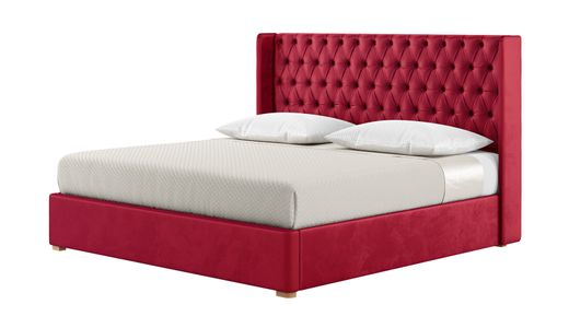 Jewel 200x200 cm Rám postele s luxusním hlubokým knoflíkovým prošíváním na čele a s bočnicemi