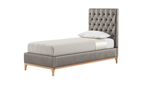 Marlon 90x200 cm Rám postele s luxusním hlubokým prošíváním na čele zdůrazněným knoflíky