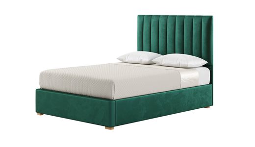 Łóżko Naomi 140x200 cm z pionowymi przeszyciami