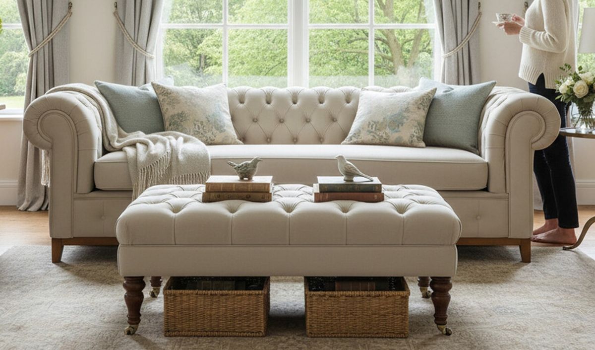 Sofa trzyosobowa Chesterfield Grand