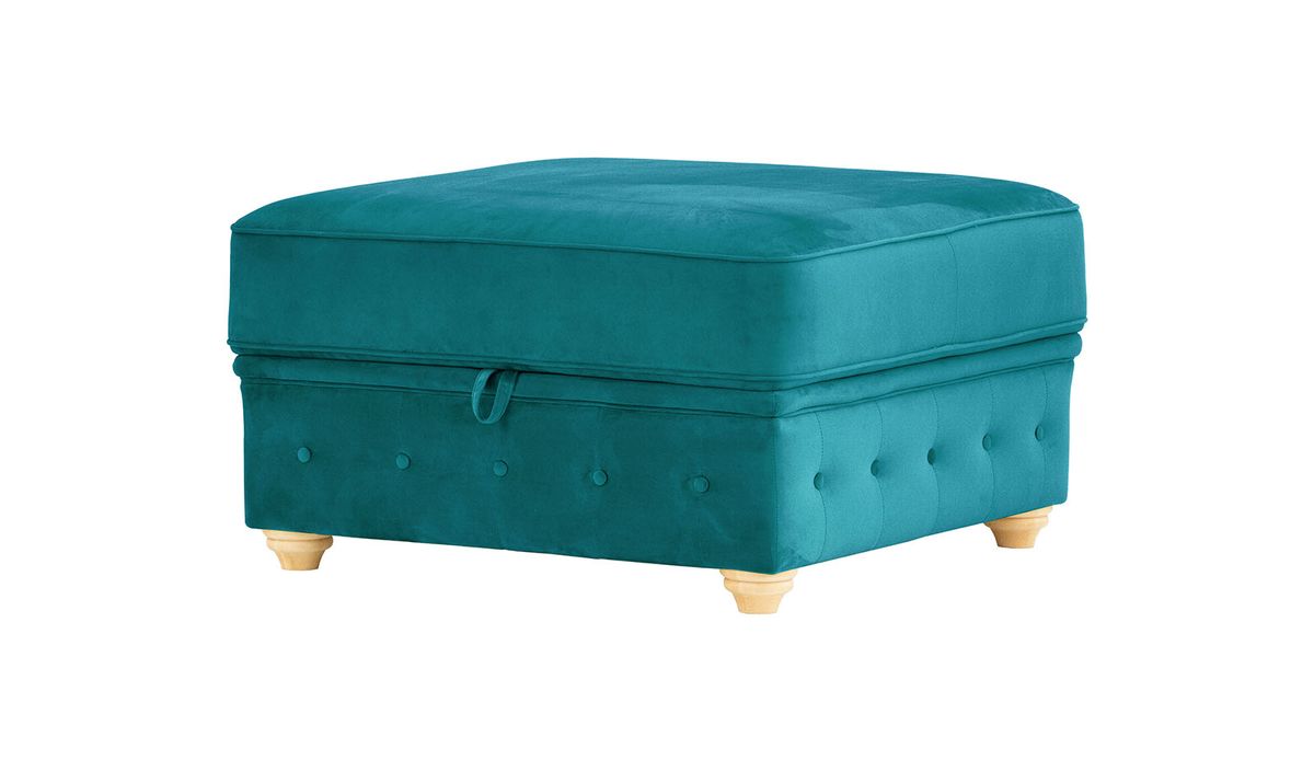 Pufa Chesterfield Borneo ze schowkiem