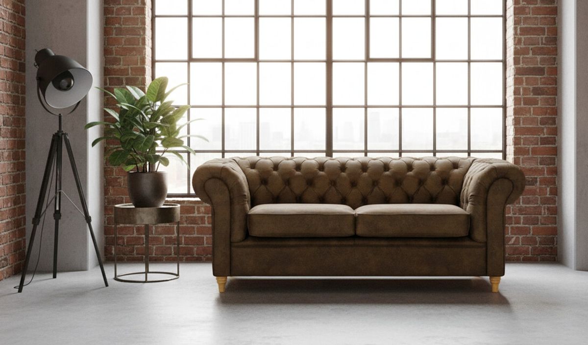 Sofa trzyosobowa Chesterfield