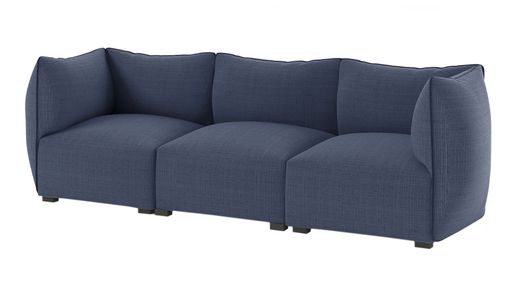 Modułowa sofa trzyosobowa Puzzle