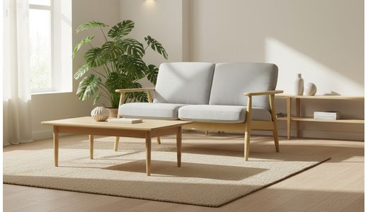 Sofa trzyosobowa na drewnianej ramie Demure Sofa trzyosobowa na drewnianej ramie Demure