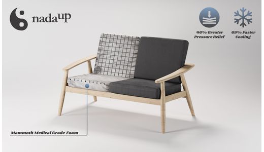 Sofa dwuosobowa Demure z pianką medyczną Sofa dwuosobowa Demure z pianką medyczną
