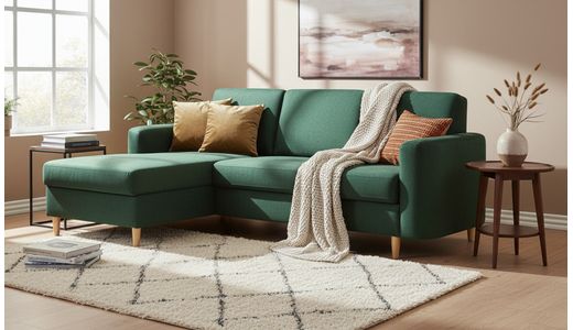 Narożnik Elegance z funkcją spania i pojemnikiem na pościel Narożnik Elegance z funkcją spania i pojemnikiem na pościel