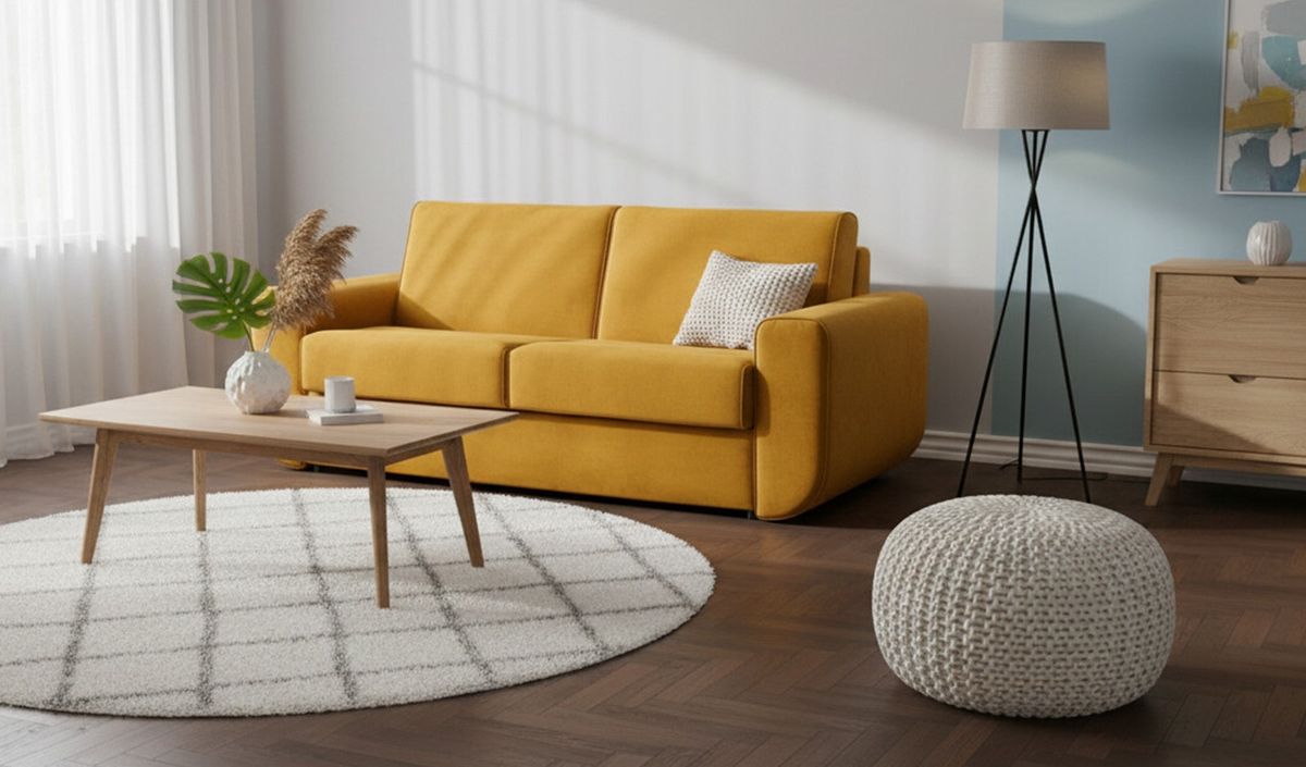 Trzyosobowa sofa Salsa z funkcją spania 140