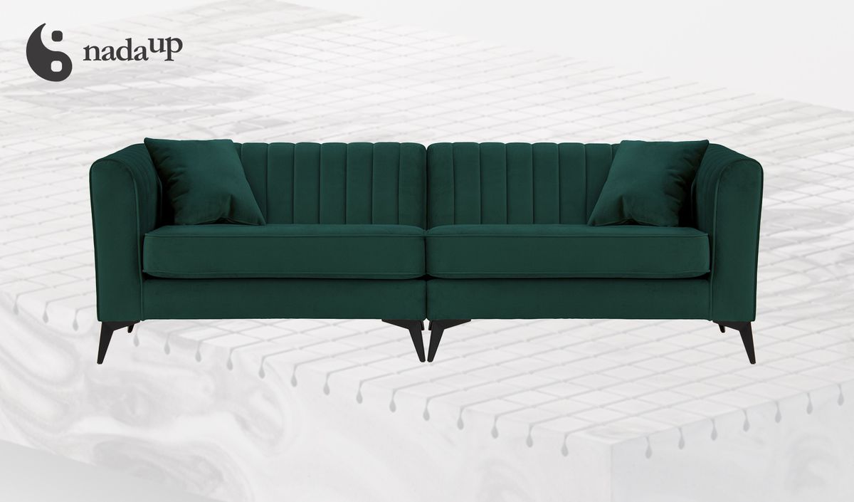 Sofa czteroosobowa Mary łączona na środku z pianką medyczną