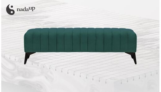 Duża pufa z przeszyciami Mary z pianką medyczną Duża pufa z przeszyciami Mary z pianką medyczną