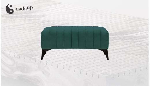 Mała pufa z przeszyciami Mary z pianką medyczną Mała pufa z przeszyciami Mary z pianką medyczną