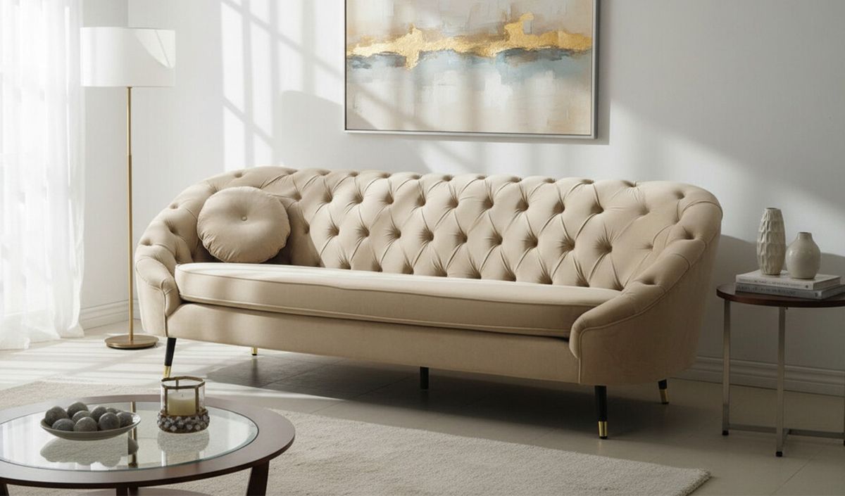 Sofa 2,5-osobowa Kooper pikowana